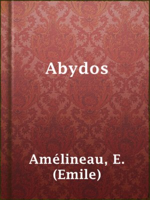 cover image of Abydos